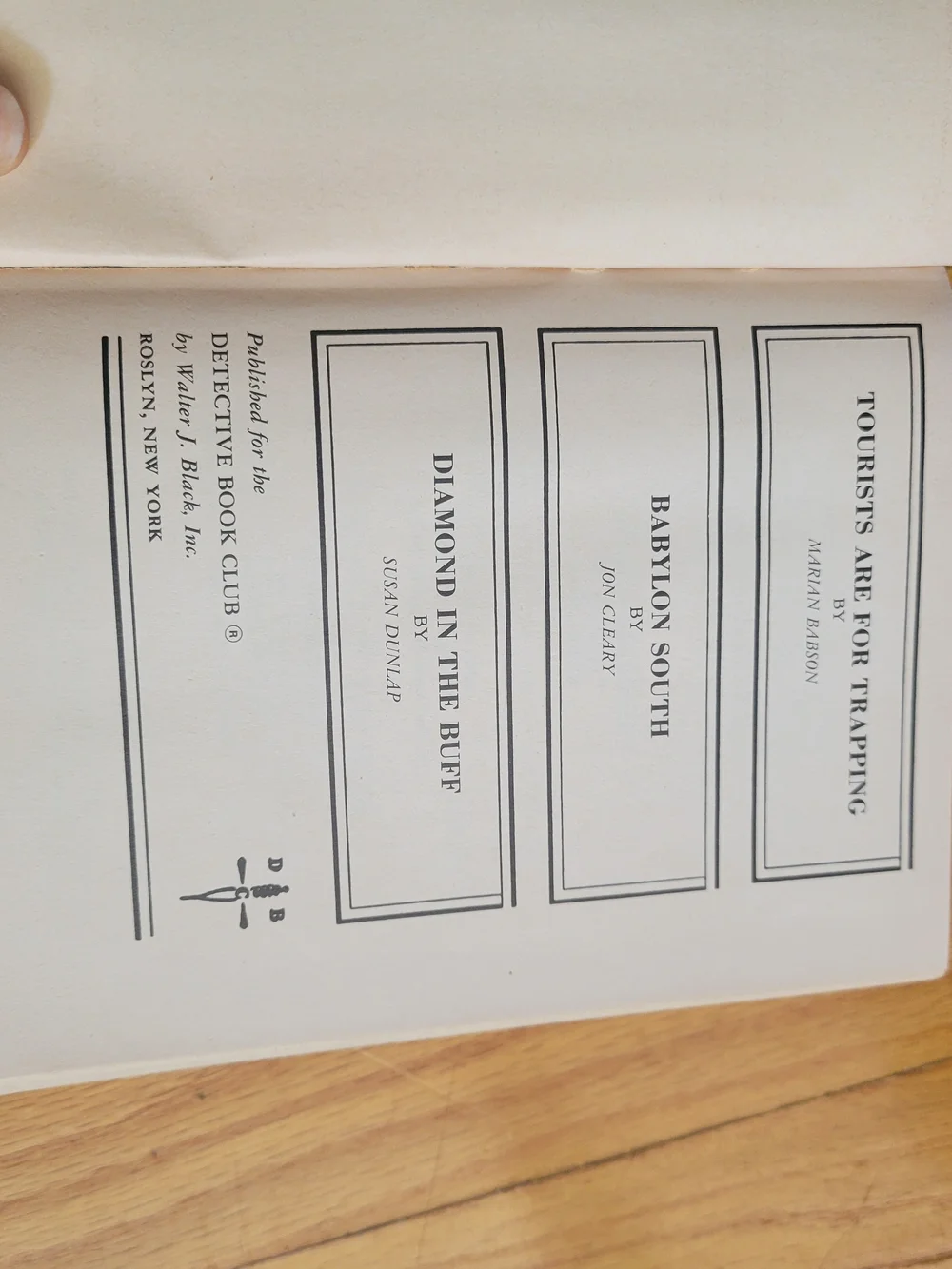 Detective Book Club Six Vintage 3-in-1 Mystery Hardcover Sweet Mystery Set Of 2